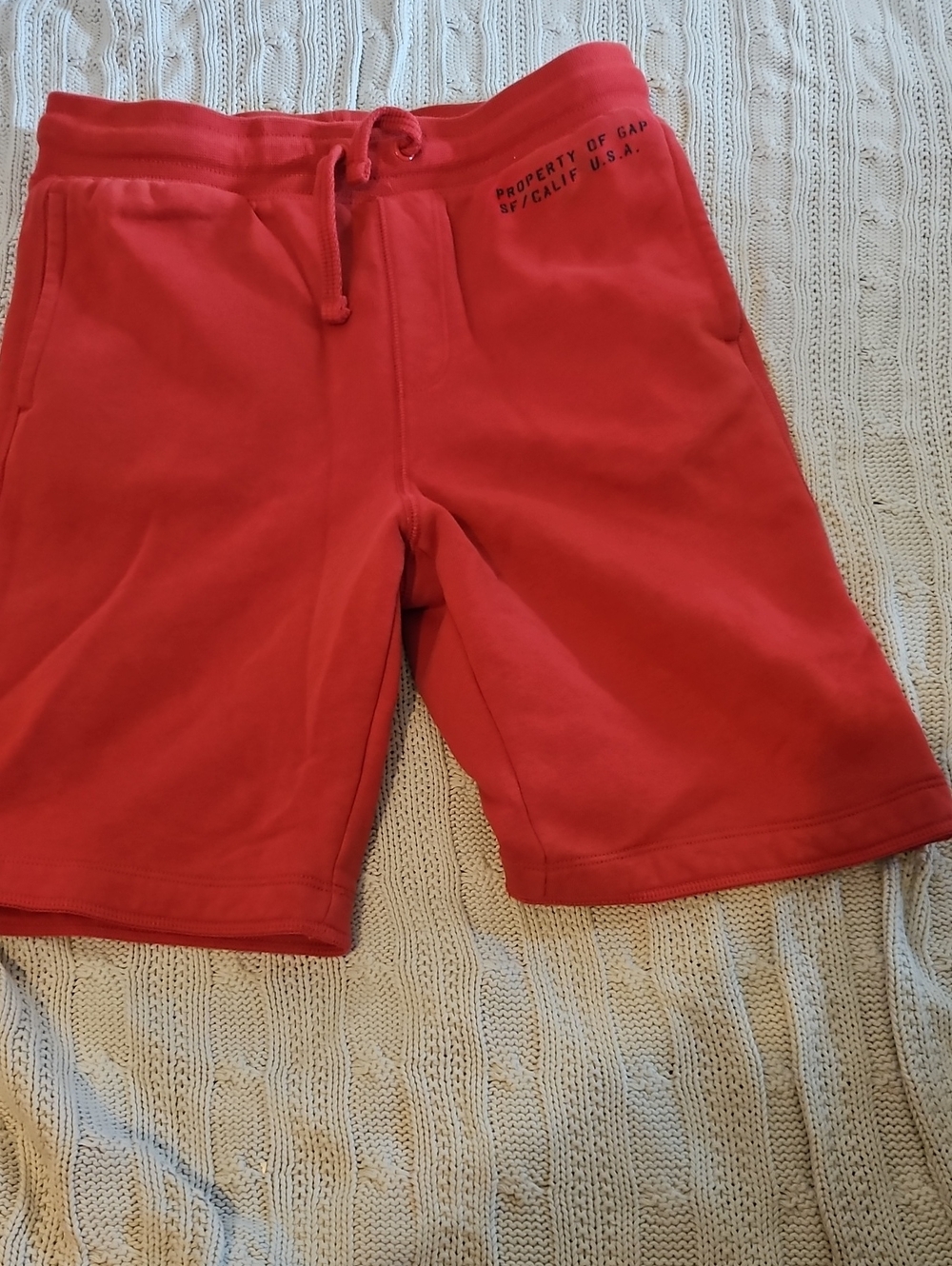 GAP Red Athletic Drawstring Boy's 14-16 Shorts